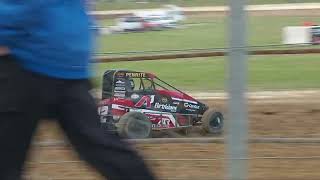 Ruapuna Speedway King of the Clay Midgets Heat 1 [upl. by Vedetta]