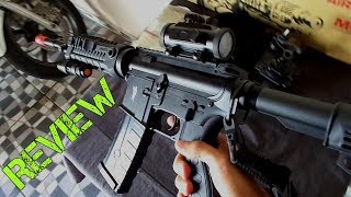 Review M4A1 CAA Custom King Arms  mudançasmelhorias e teste [upl. by Heater]