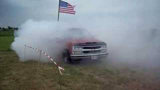 1990 Chevy Stepside burnout [upl. by Proudlove]