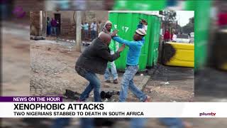 Xenophobic Attacks Two Nigerians Stabbed in South Africa [upl. by Atinahs805]