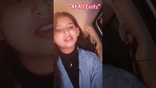 At All Costs Cover by Adharsha  shorts  Ariana DeBose Chris Pine Wish  Disney [upl. by Gelman]