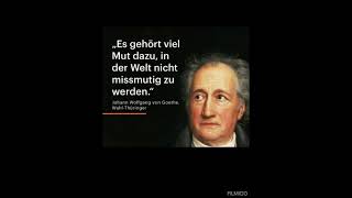 Zitat Johann Wolfgang von Goethe [upl. by Knick581]