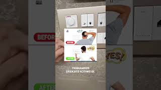 Transparent Switch Stickers 🔥 shortsvideo shorts gadgets [upl. by Elmore]