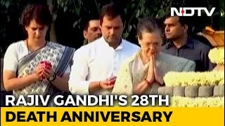 PM Modi Pays Tribute To Rajiv Gandhi On His Death Anniversary [upl. by Kra424]