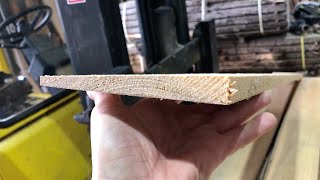 Milling 6” Feather edge boards with a Homemade sawmill atachment [upl. by Joana532]