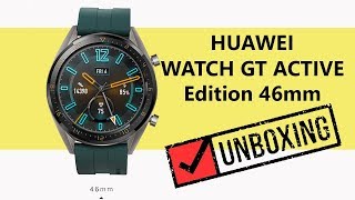 UNBOXING Huawei Watch GT 46mm Titanium Grey Smart Watch Active Edition Model FTNB19 UPDATED [upl. by Terpstra424]