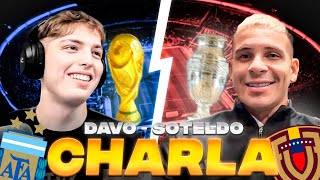 CHARLA CON SOTELDO IR AL MUNDIAL O GANAR LA COPA AMERICA  HABLAMOS DE VENEZUELA Y SU CARRERA [upl. by Asilla]