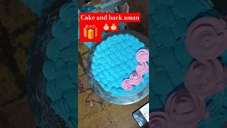 Cake and back aman reels youtubeshorts cacke dessert viralvideo shots dessert [upl. by Atekan]