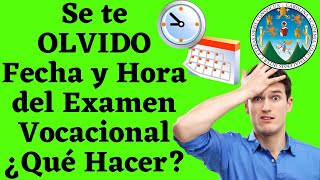 ✅Se me Olvido👀 Fecha y Hora del EXAMEN VOCACIONAL USAC ¿Qué hacer para Obtenerla Nuevamente 🤔 [upl. by Cummins]