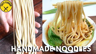 THE BEST HANDMADE NOODLE YOULL EVER EAT  EASY AND SIMPLE HANDMADE NOODLES RECIPE [upl. by Acimat459]