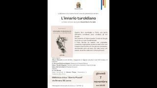 L innario turoldiano di Mauro Manzoni [upl. by Else]