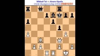 Mikhail Tal vs Gipslis Tal best chess game Tal chess game Tal all famous gamesTal all sacrifices [upl. by Lonna]