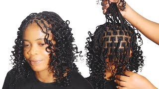 How To Box Braids ❤️ With Wool [upl. by Notloc]