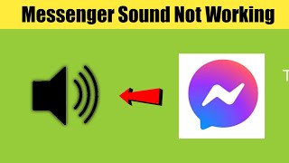 Messenger Sound Not Working Audio not Working Speaker Volume Problem [upl. by Sanfred]