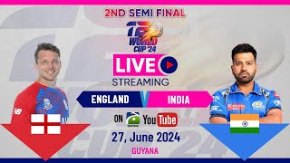 Live T20 World Cup 2024 Scorecard  India vs England  2nd Semi Final ICC Mens T20 World Cup [upl. by Aynotahs466]