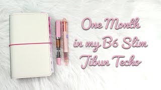 One Month in My B6 Slim Jibun Techo [upl. by Ches]