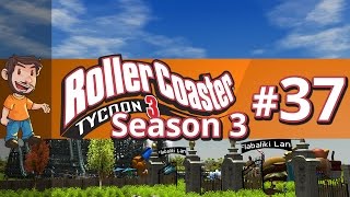 Lets Play Rollercoaster Tycoon 3  RIDING THE RIDES 3 [upl. by Darcia306]