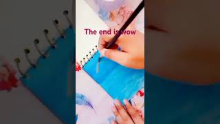 Acrylic window painting for beginners🍃💐windows shorts viral September 12 2024 [upl. by Sanborn948]