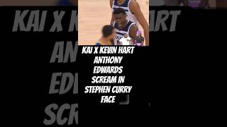 ANTHONY EDWARDS SCREAMS IN CURRY FACE X KAI CENAT [upl. by Macri]