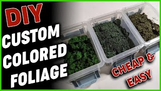 Making Clump Foliage Cheap and Easy Tutorial [upl. by Ahseiuqal178]