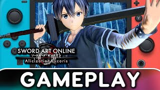 SWORD ART ONLINE Alicization Lycoris  Nintendo Switch Gameplay [upl. by Burman]