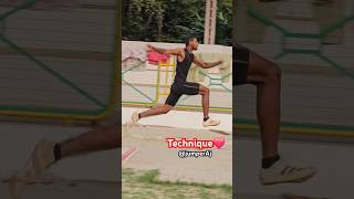 Long jump technique💪 jumperaj youtubeshorts trackandfield [upl. by Malloch]