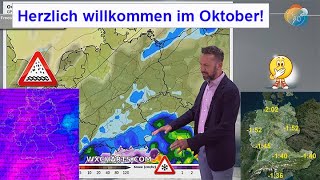 Herzlich willkommen im Oktober mit fast 2 Stunden TageslichtVerlust Wettervorhersage 01081024 [upl. by Yrrep]