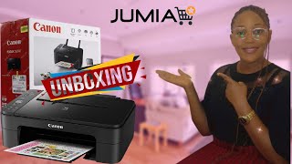 Unboxing A Canon Printer Pixma TS3140 From Jumia amp Review [upl. by Puna]