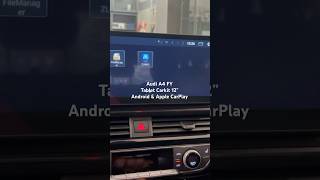 Audi A4 Fy tablet Carkit Android amp Apple CarPlay Officina Carkit [upl. by Ydaj]