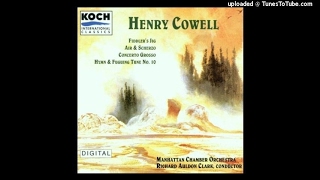 Henry Cowell  Air and Scherzo for alto saxophone and small orchestra HC 897a 1963 [upl. by Ardna]