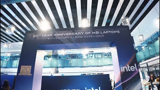 MSI Laptops 20th Aniiversary Event Highlights [upl. by Aisayn]