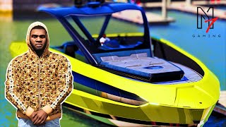 LAMBORGHINI SUPER YACHT  Tecnomar for Lamborhini 63  FCU Series  GTA 5 Real Life Mods 2023 [upl. by Drarehs662]