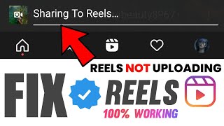 HOW TO FIX Instagram Reels Not Uploading Error Solved Reels Video Upload Problem Sharing To Reels [upl. by Iz]