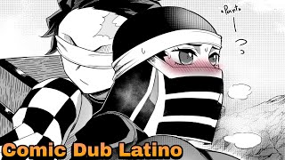 Esa no es una Espada 😏🔥  Comic Dub Latino  Kimetsu no Yaiba [upl. by Irrabaj]