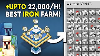 BEST IRON FARM Minecraft Tutorial  NEXTGEN  100 Stable [upl. by Hilliary]