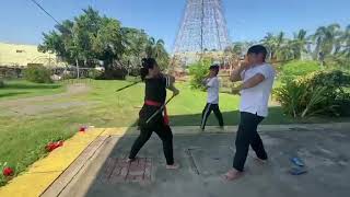 Perform Arnis Roleplay showing 12 strikes Blocking Sinawali Duoble [upl. by Cherrita]