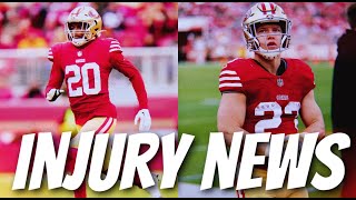 Live Reaction to 49ers Christian McCaffrey regular season coming to an end  Ambry Thomas Injury [upl. by Ashil]