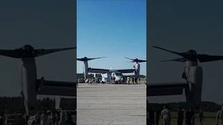 V22 Osprey Closeup military usa aviation engineering aircraft power tech america canada [upl. by Corin]