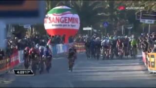 Tirreno Adriatico 2017 Stage 6 Last 3 kms [upl. by Hareehahs]