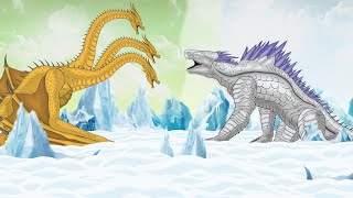 King Ghidorah vs Shimo  Final Battle  Monsterverse [upl. by Bellaude]