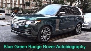 Aintree Green﻿ Range Rover Autobiography in London  Static [upl. by Rhoda]