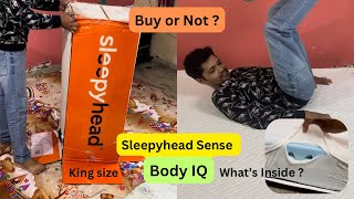 Sleepyhead Sense  BodylQ Orthopedic Memory Cooling Tech 8” King Size Mattress 78”x 72” Review [upl. by Paulsen]