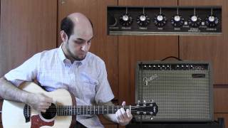 Fender acoustasonic 30 old version review with Taylor GS Mini [upl. by Severen610]