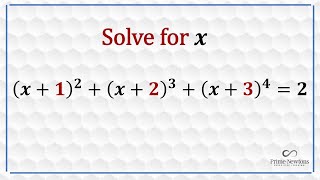 Solving a Quartic Equation [upl. by Parrisch112]