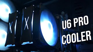 Vetroo U6 Pro CPU Cooler  Unboxing and Review [upl. by Juta532]