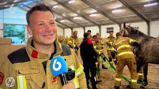 VOLUNTEERS DUTCH FIREFIGHTERS  Op de Nederlandse Televisie met diverse vertalingen [upl. by Eulalia883]