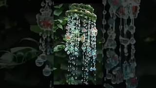 Satisfying Broke Mirror Wind Chimes  Wind Chime at home  diy wind chime shorts diy windchime [upl. by Chicoine]