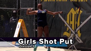 2023 TF  CIFss Finals D3  Shot Put Girls [upl. by Oam]