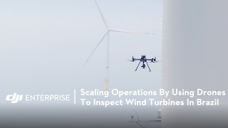 Inspecting Wind Turbines Using Drones [upl. by Stempson]