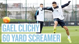 CLICHY WONDERGOAL IN MANCHESTER CITY TRAINING [upl. by Sessler]